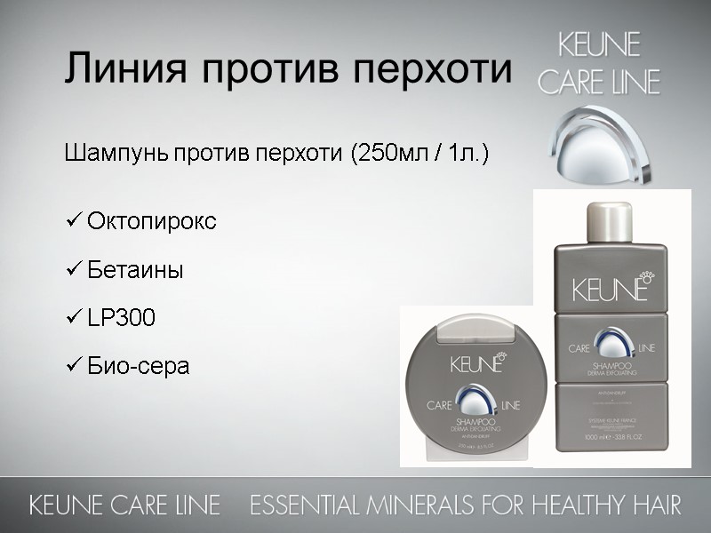 Шампунь против перхоти (250мл / 1л.)  Октопирокс  Бетаины  LP300  Био-сера